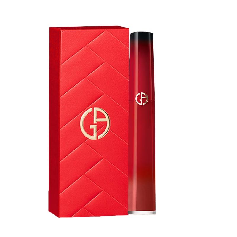 Armani Valentine s Day Limited New Red Tube Lip Glaze Velvet Natural #214 Ambiguous