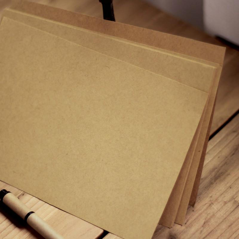 10 listů řemeslného papíru Vintage design Psací potřeby Blok papíru Poznámkový dopisní set Suvenýry Dárek Stará inkoustová malba Retro