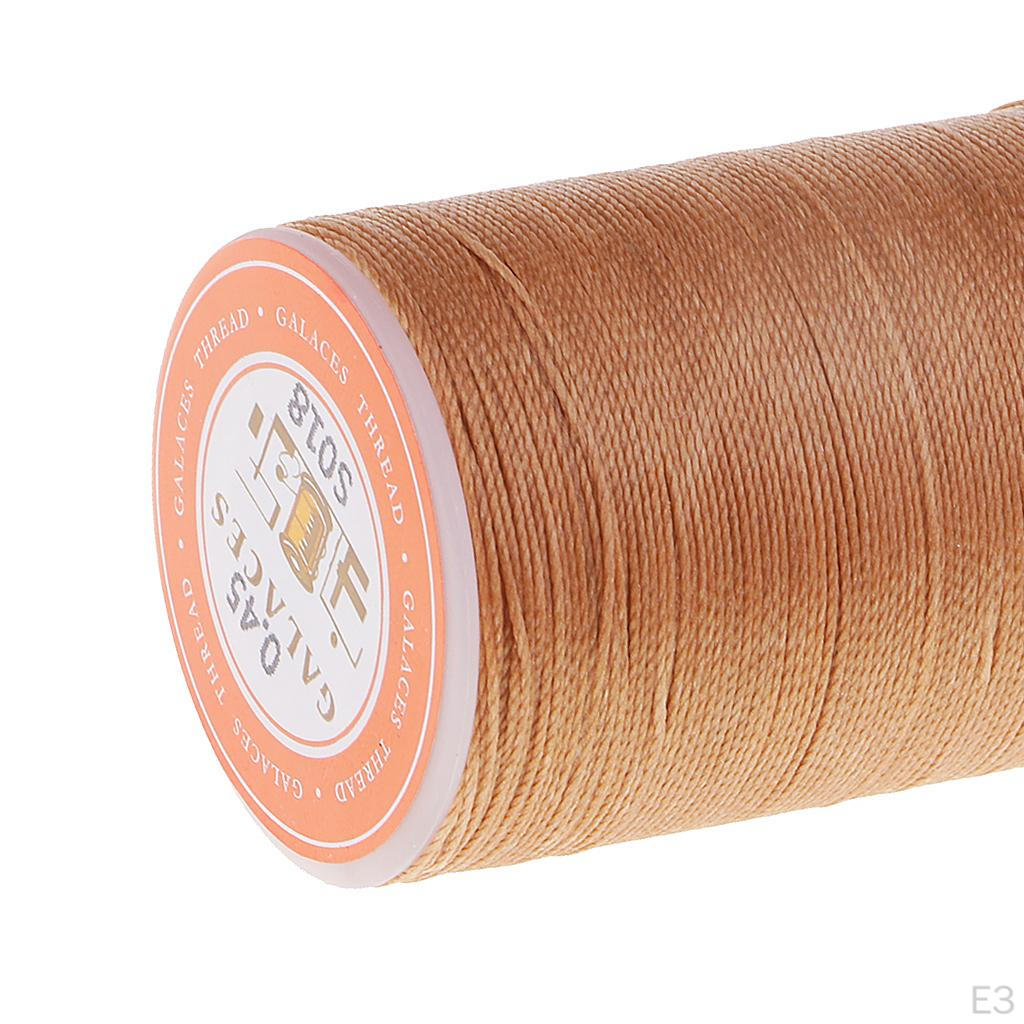 0,45mm Sewing Thread Leather Waxed Flat For Shoes Luggage,