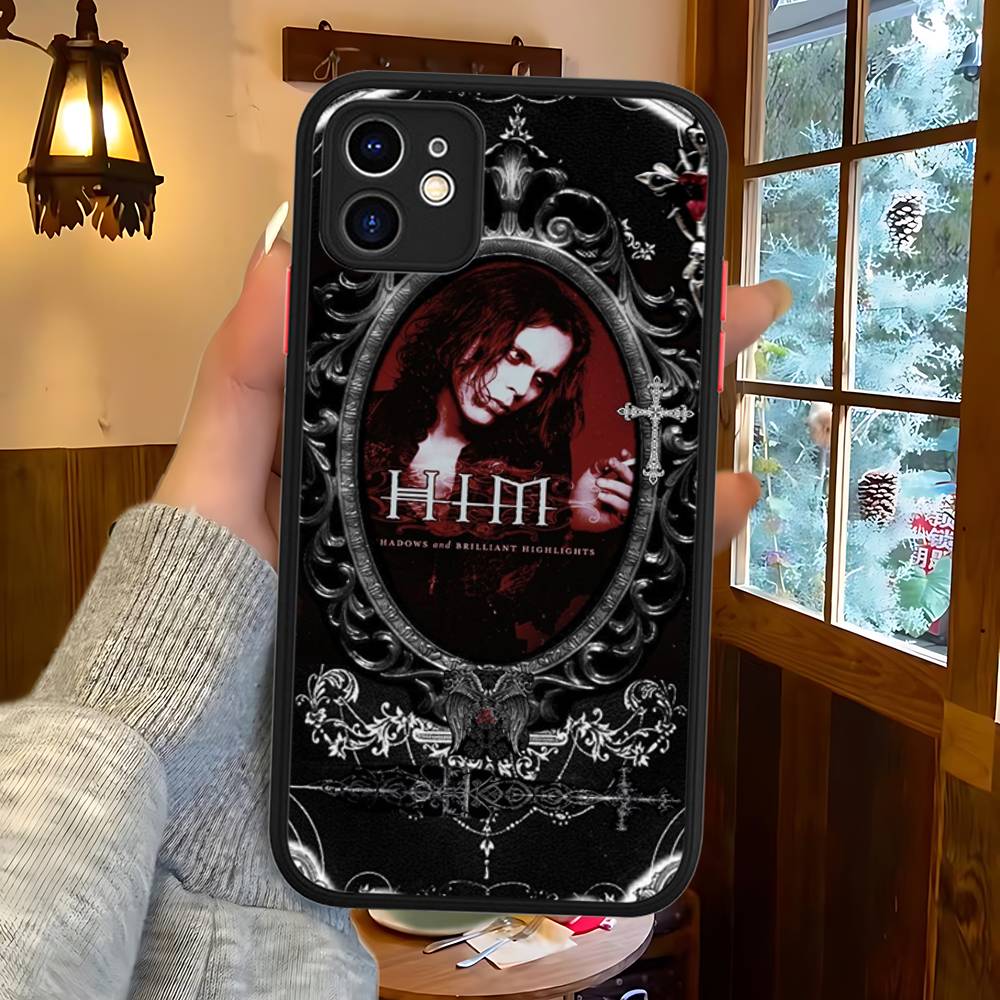 

Classic Rock Band H-Him For Silicone Matte Phone Case For IPhone 16 Pro Max 15 14 13 12 11 X XS MAX For iphone 11