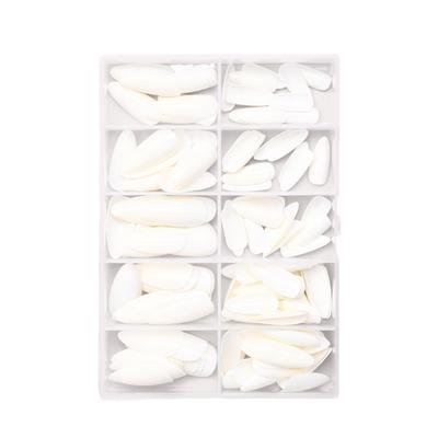 120 Pcs Press On Nails Solid Color False Nails Almond Full Cover Stick On Nails Artificial Nails Manicures Supplies