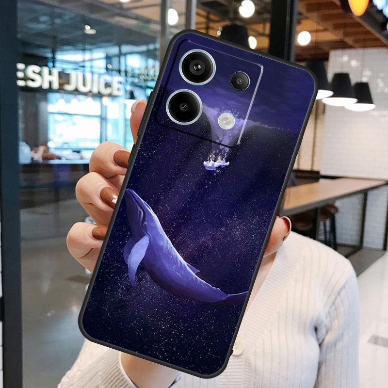 Whale Fish Wave Sea Case For Xiaomi Redmi 13C 12C 9C 10C Redmi Note 13 Pro 9 10 11 12 Pro 9S 10S 11S 12S Cover