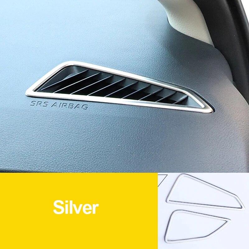 

Для Toyota Corolla E210 2022 12-й автомобиль из нержавеющей стали, стойка для выпуска воздуха, ободок, отделка, кольцо, рамка, наклейки, аксессуары серебряный