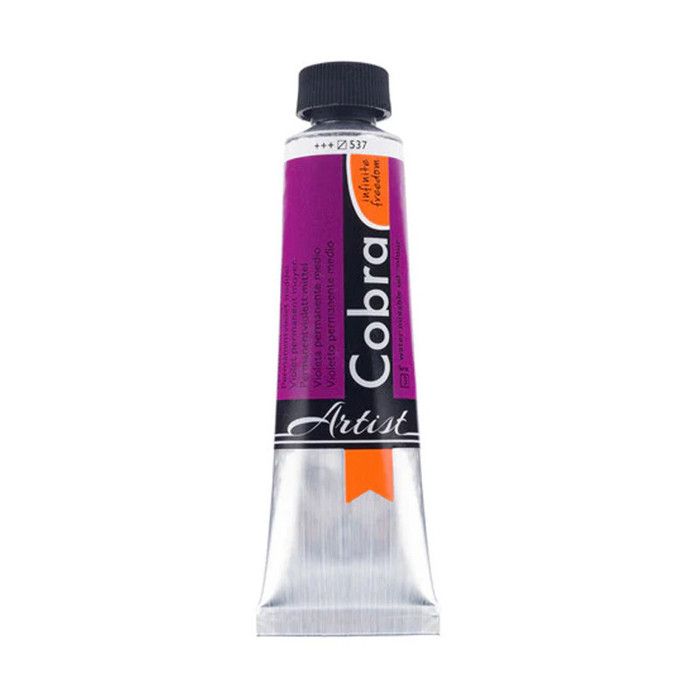 You do it Ölfarbe - Kobra - Künstler - Mittelviolett Permanent - 537 - 40ml-Tube