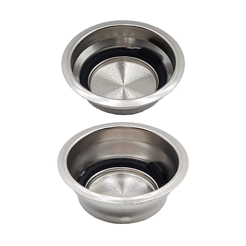 Stainless Steel Coffee Filter Basket 51mm Detachable Espresso Powder Bowl Coffee Grinding Accessories for Home and Cafe