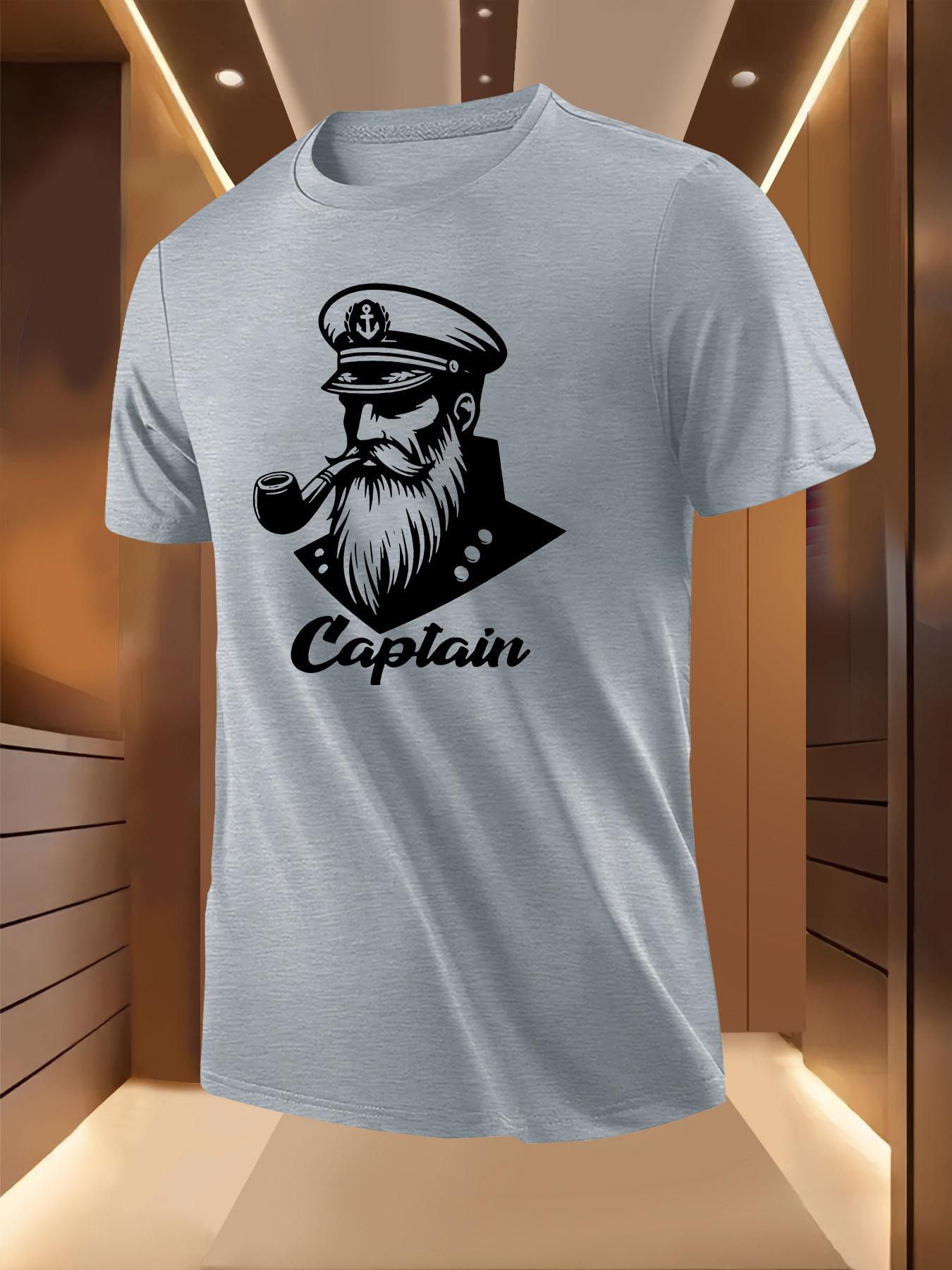 Captain Portrait Graphic Tshirt Graphic Tshirt - Breathab... XXXXL