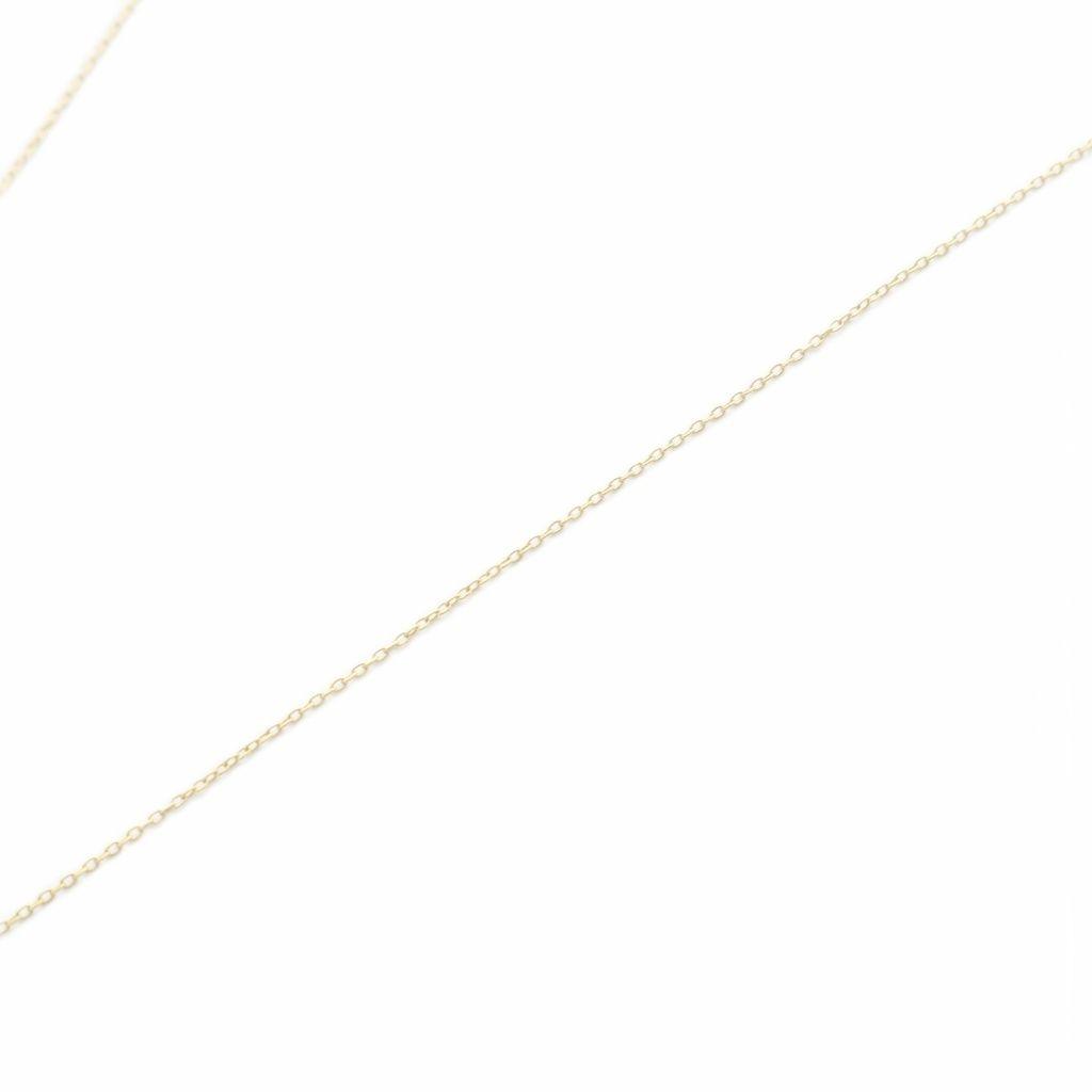 Used AHKAH Tres Diamond 0.10ct Necklace K18YG Yellow Gold