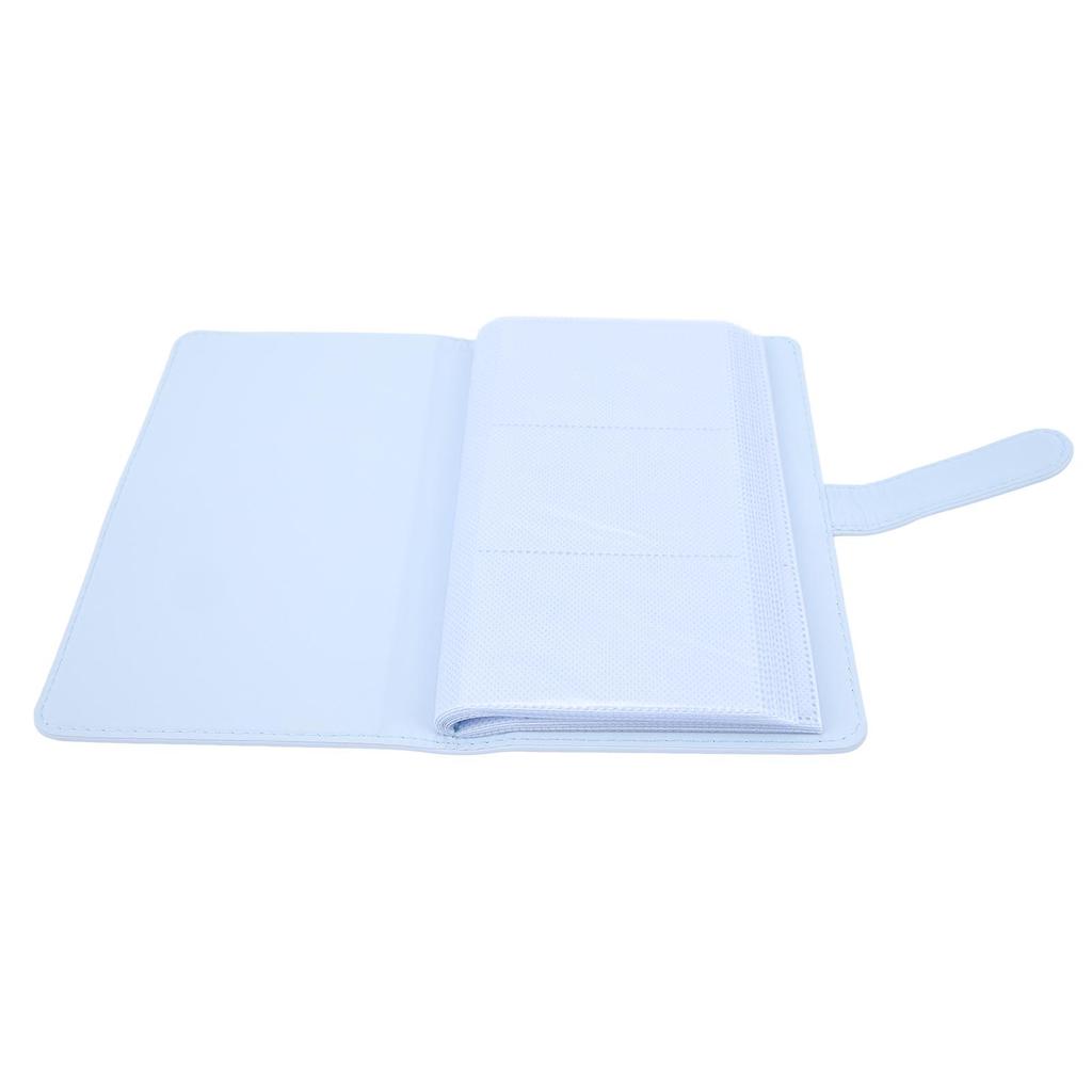 3 Inch 108 Pockets Photo Album PU Leather Mini Photo Album for Movie Tickets Business Cards