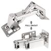 Adjustable Steel Cabinet Hinges 130-170 Degree Hydraulic Soft Close Hinges Kitchen Cupboard Doors Hinge Furniture Hardware