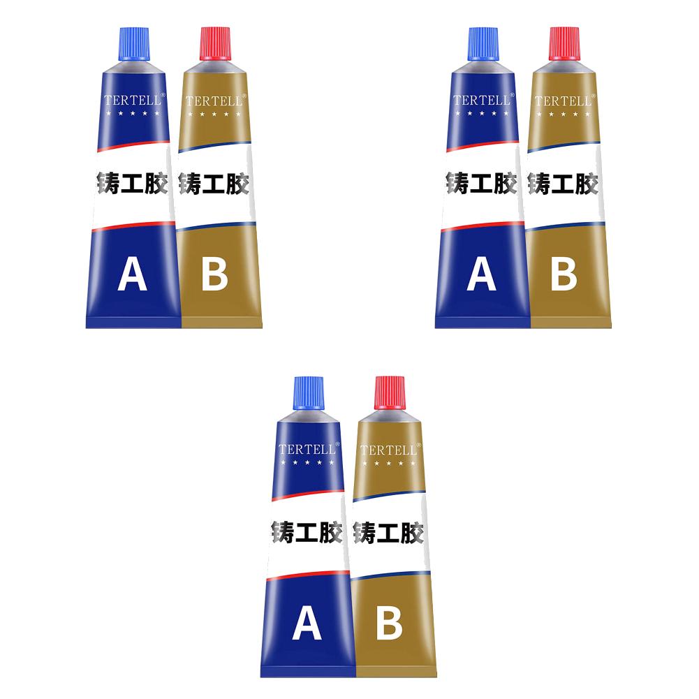 1-3PCS AB-Metal Adhesive Liquid Weld Aging Resistance Heat Resistant Glue Extrusion for Hard Plastics and Ceramics