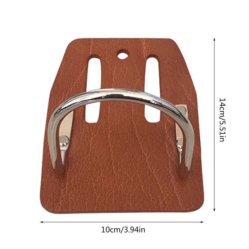 Waist Mount Hammer Holder Tool Belt Hammer Holder Belt Hook Peg Hooks Tool Shelf Wrench Holder Leather Hammer Holster