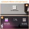 1 Pcs RGB Night Light LED Motion Sensor Color-Changing Lamp Indoor Decoration LED Illumination for Corridors Bedroom Lighting