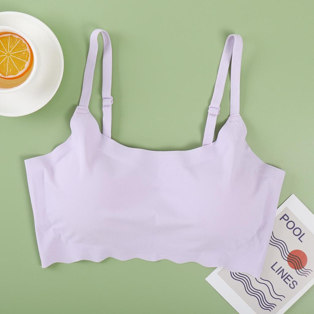 Nahtloser kabelloser Push-Up Schlaf-Stütz-Anti-Shake Sport-BH der zweiten Generation für Damen