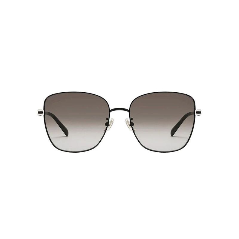 Ferragamo Fashionable Luxury Square Sunglasses Women sunglasses Black Rose-Gold SF320SLBK-1