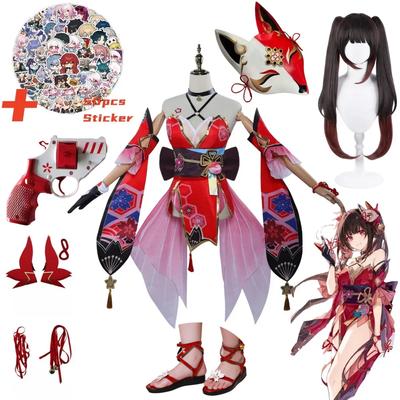 Sparkle Cosplay Game Honkai Star Rail Costume Wig Headwear Masked Shoes Props Sets