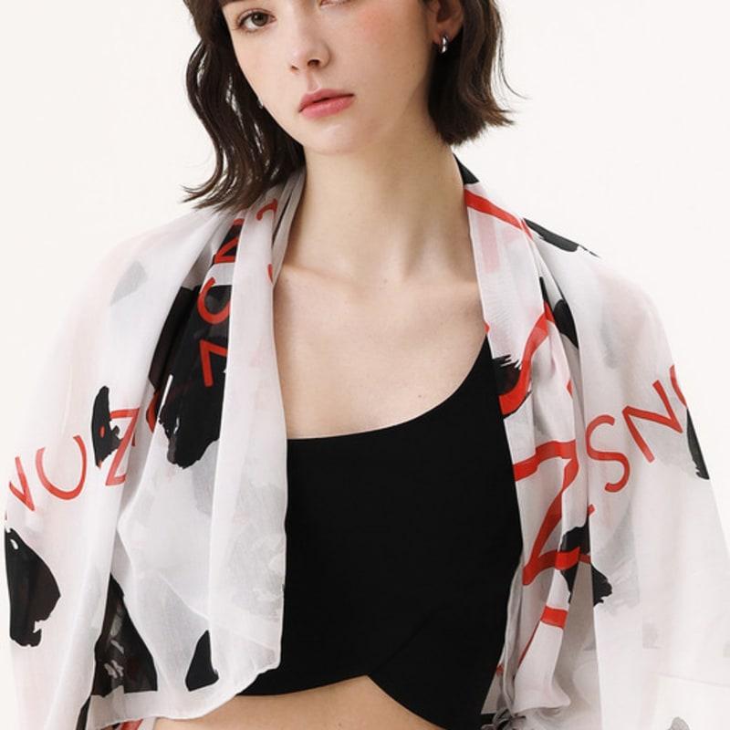 ONSZ brush stroke and logo scarf