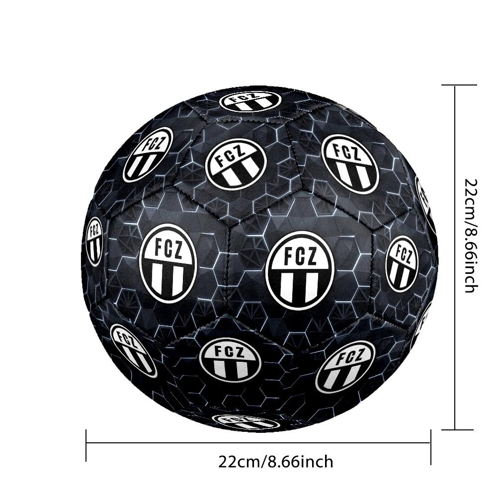 FC Zürich Taglia 5 Pallone da Calcio Standard Resistente per Allenamento e Partita per Sport all'Aperto per Adulti