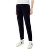 FILA Knitted Sweatpants Women's Jet Black Thickened Cuffed Pants F11W241602F-BK
