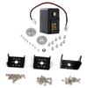 DIYmall STS3215 12V 30KG Magnetic Encoder Servo Metal Gear Dual Axis TTL Serial Bus Servo 360 Degrees + Metal Bracket for Robot Arm Smart Robot