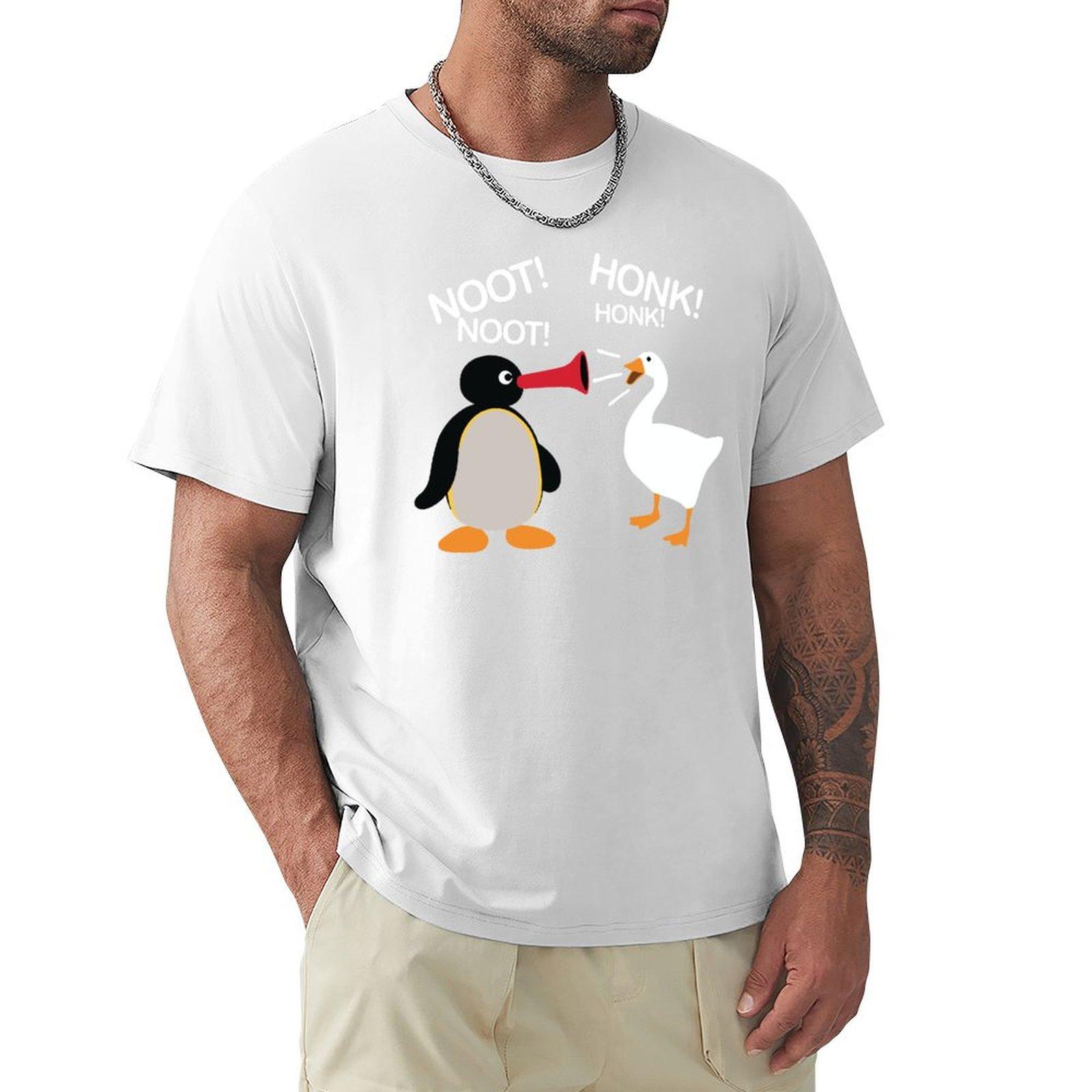noot noot honk honk TShirt tees blacks croswit shirt man aesthetic clothes t shirt for men S