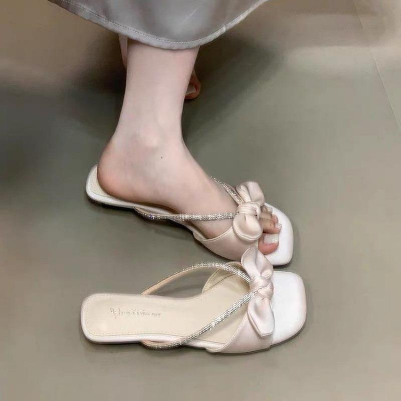 

Новые женские туфли на низком каблуке, сказочные сандалии на одно плечо с водными бриллиантами 40 розовый