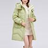 Medium and long thick down jacket women's winter new Korean version down white duck down women's down jacket