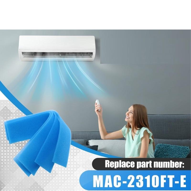 4Pcs 2310FT-E Small Split Units Filter Replacement Electric Split Air Conditioner Filters for MSY-GE24NA, MSY-GL24
