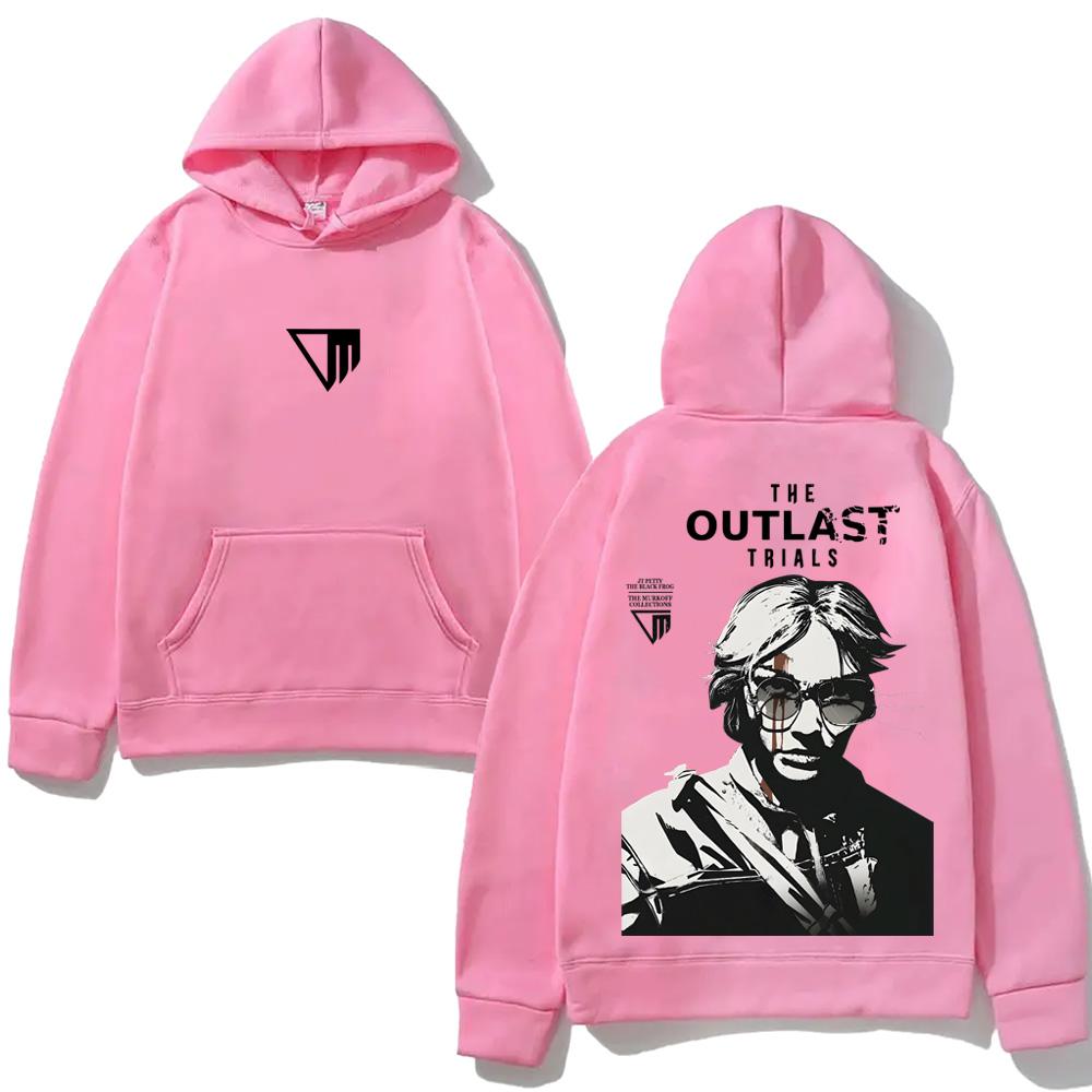 The Outlast Trials GAME Kapuzenpullover Neuer Stil Horror-Spiel Grafikdruck KAPUZENPULLOVER für Herbst/Winter Sweatshirt mit Kapuze