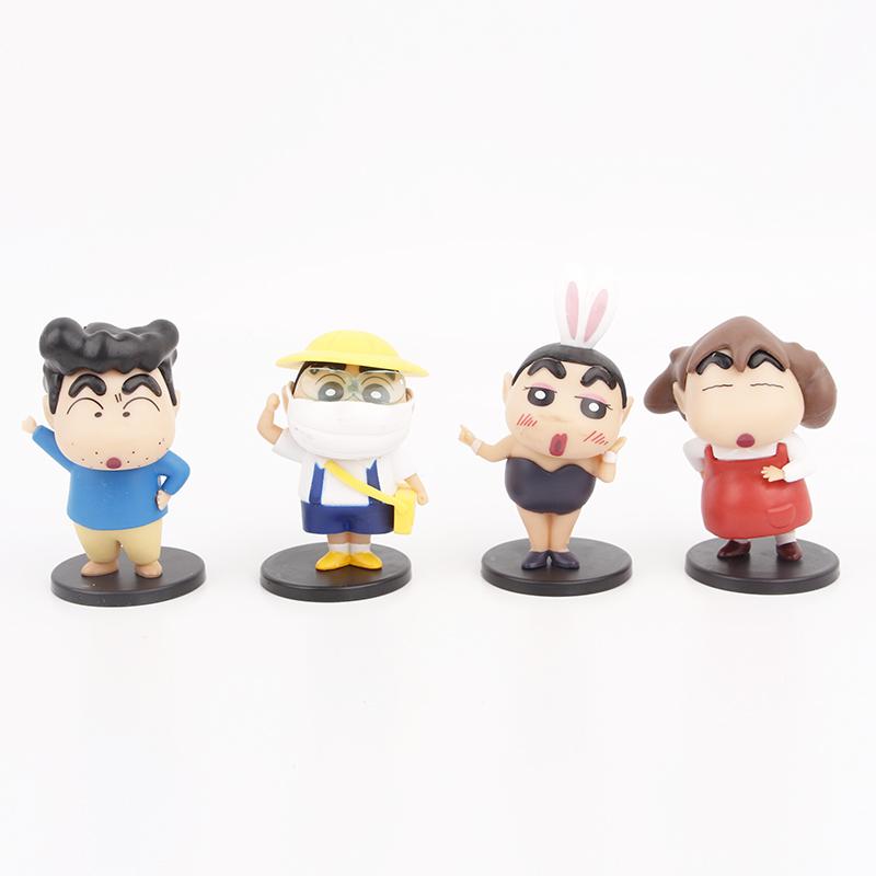Shin Chan Crayon Theme Anime Character Toys Doll Models Various Action Displays