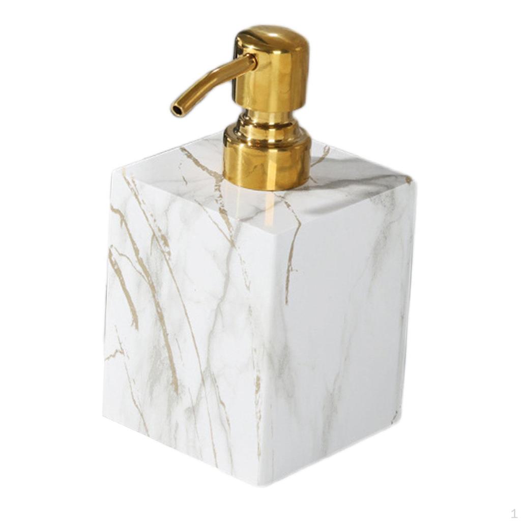 Elegant Marble Soap Dispenser Set for Home And Bathroom