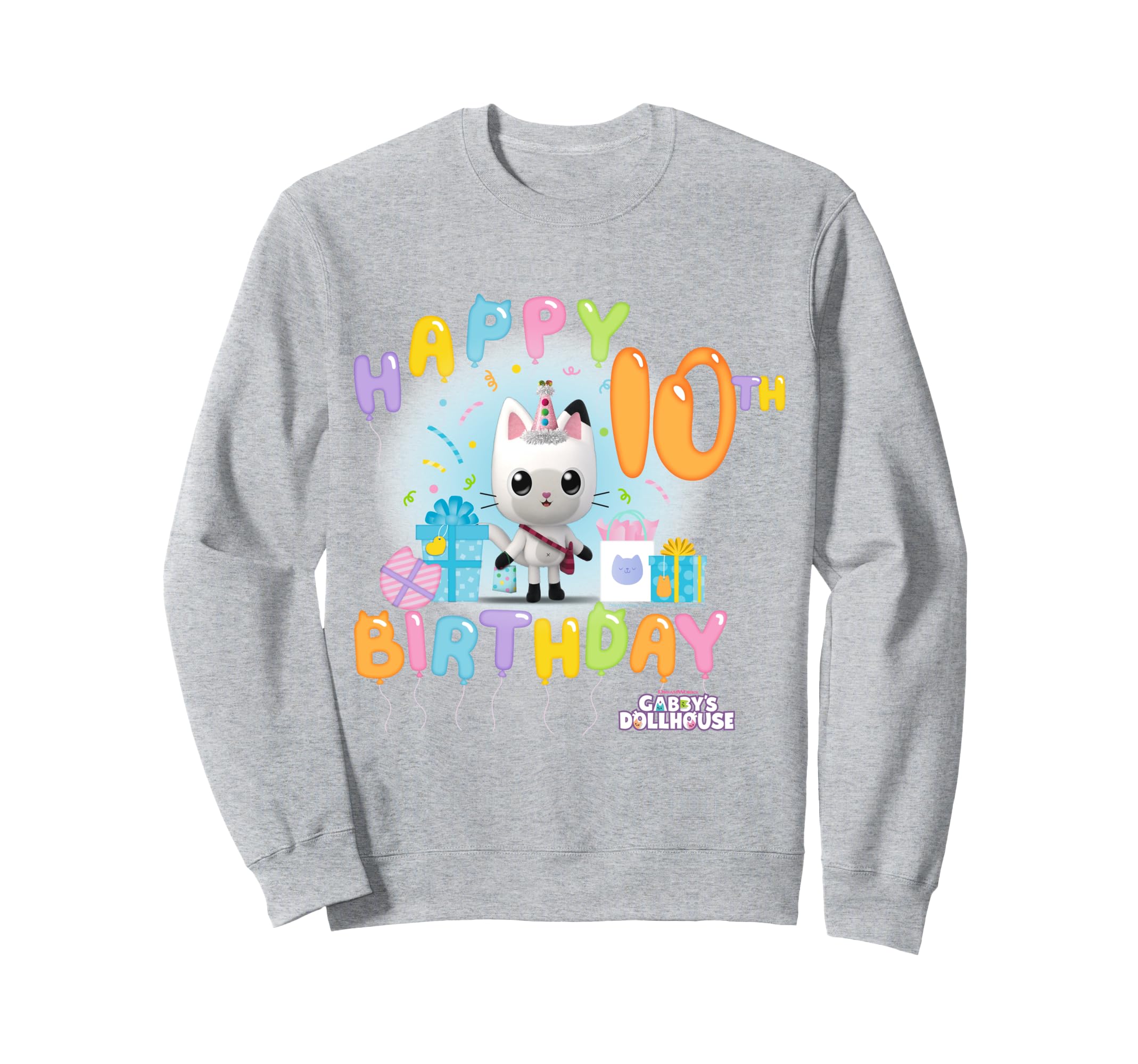 

DreamWorks Gabby s Dollhouse Happy 10th Birthday Sweatshirt