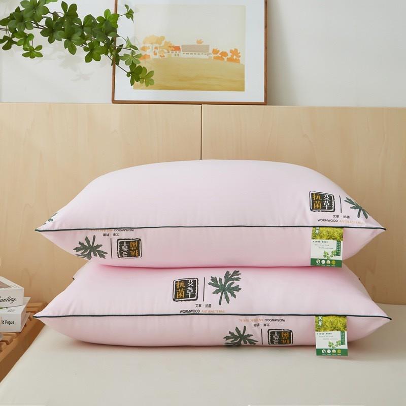 Orthopedic Cervical Support Pillow Adults Medium Height 20-25cm Hollow Fiber Fill Breathable Polyester-Cotton Cover Single