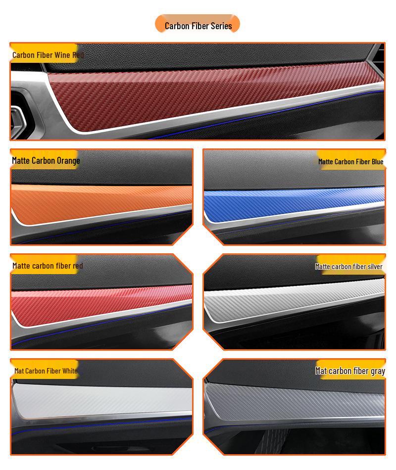 Golf 6th/7th/7.5th Gen Carbon Fiber Interior Console & Gear Shift Sticker.