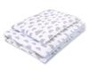 Double-sided 2-piece Cotton Children's Bedding Set - Gray/blue Clouds