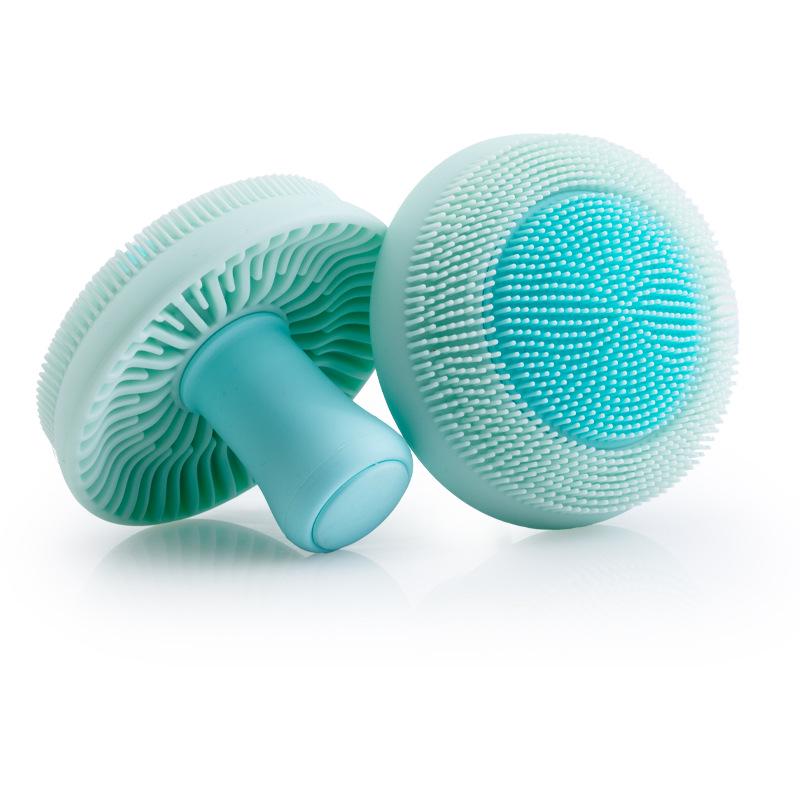 Silicone Facial Cleansing & Exfoliating Brush with Baby Bath & Massage Features