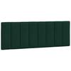 Bed Frame with LED Lights without Mattress  Hanko  Dark Green 120x200 cm Velvet