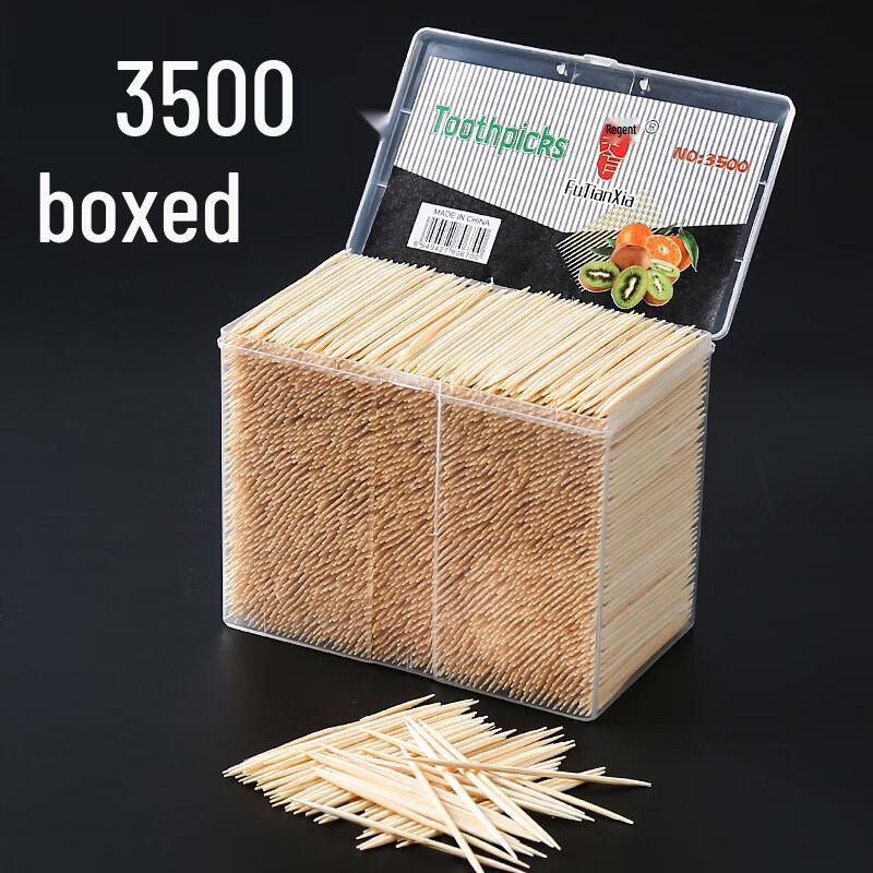 Family Pack Double-Headed Bamboo Toothpicks