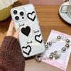 Bracelet Chain Phone Case For iPhone 17 16 15 13 14 for 17Air 17 12 14 16 Pro 17 14 16 Pro Max Sparking Diamond Cute Pattern Hard Cover With Lanyard