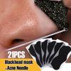 21ks Bamboo Charcoal Mineral Nos Mask Čištění pórů s černými tečkami pomocí jehly na akné