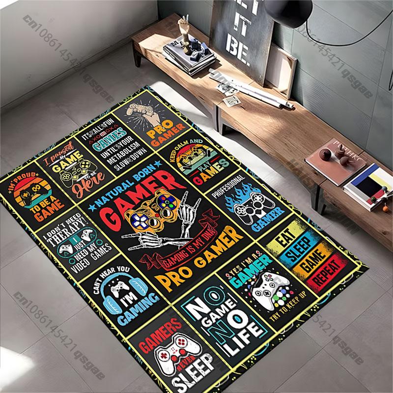 Gaming passion dedication and lifestyle carpet Yoga living room room decor children's crawling mat doormat area rug