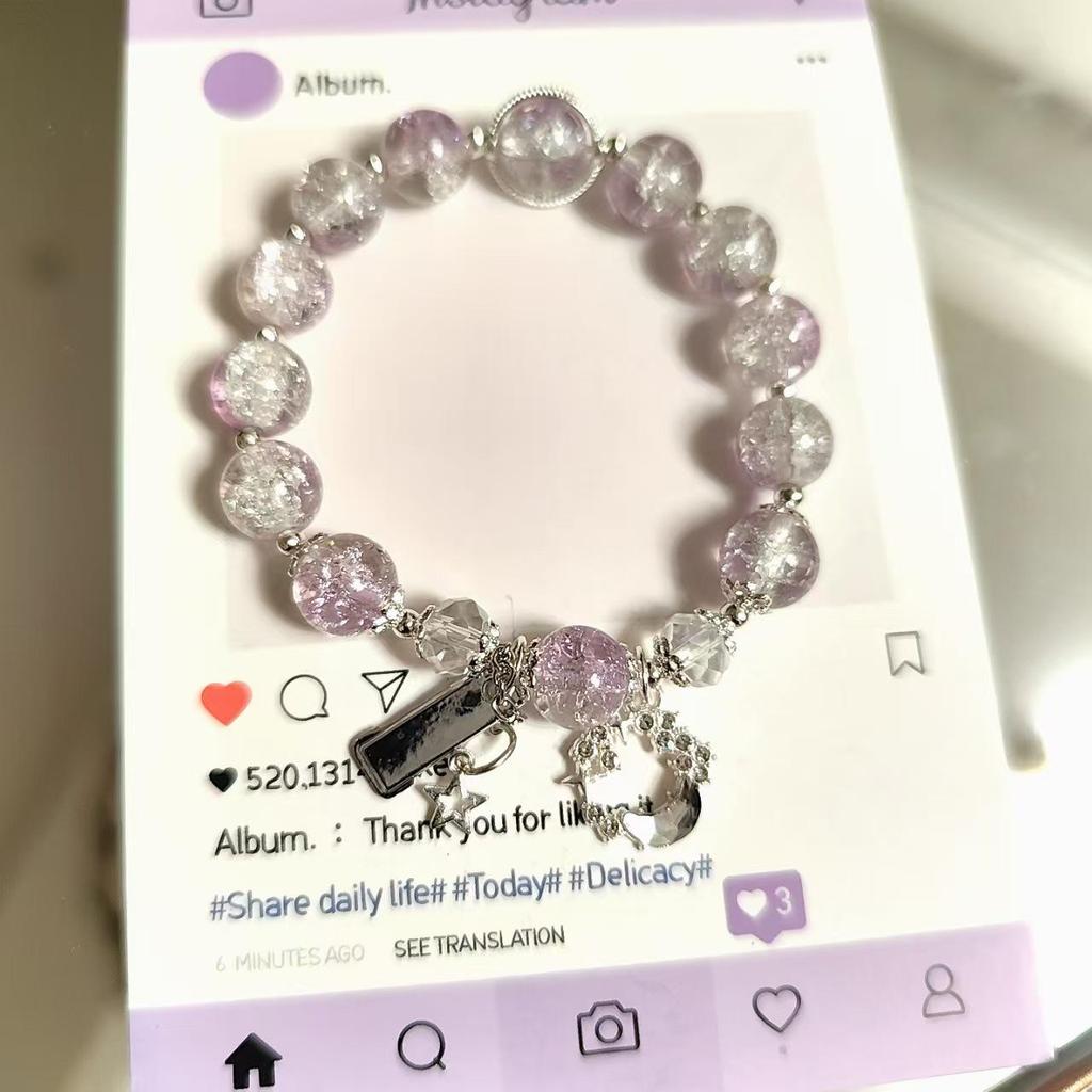 Festive Holiday Christmas Tree Bracelet with Lampwork Beads