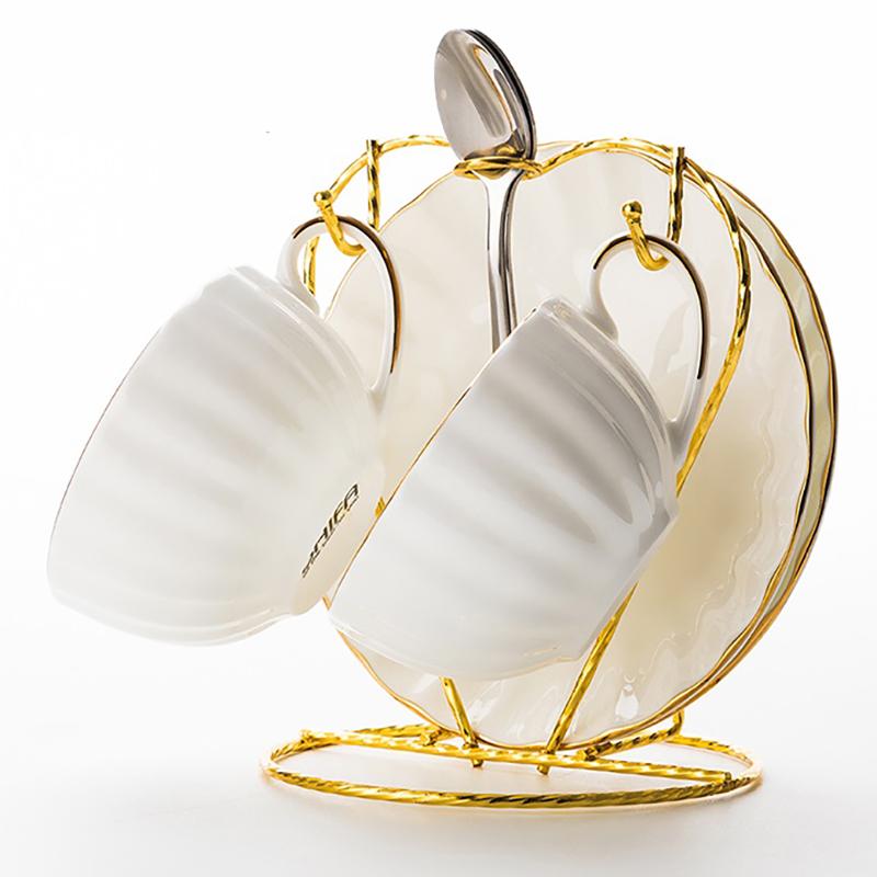 Tassenhalter in Herzform, Abtropfgestell für 2 Tassen, 2 Geschirr, rutschfester Teetassen-Organizer für den Haushalt, Tassenständer, Tassenständer für den Schrank