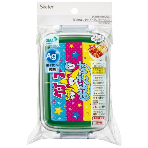Skater Kids' Lunch Box, Single Tier, 450ml, Dome-Shaped, Antibacterial, Made In Japan, Takeshita Paradise, RBF3ANAG68534