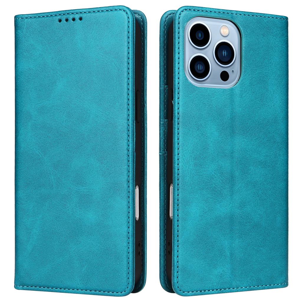 For iPhone 13 Pro Max Leather Case RFID Blocking Wallet Magnetic Closing Cover