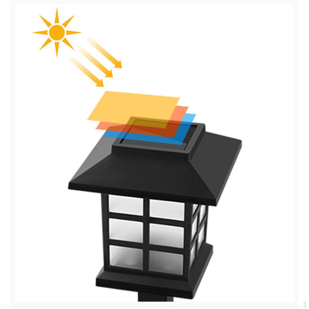 LED Solar Garten Außenleuchte Hofleuchte, Weiß Strombetrieben Gehweg für