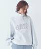 CITTA Citta Logo Patch Work High-Neck Sweat Shirt_Ctt399(White Melange)