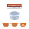 Stackable Transparent Plastic Fridge & Microwave Storage Box – Thickened, Sealed, and Fresh-Keeping for Frozen Foods.