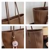 2023 Autumn/Winter Large-Capacity Fashionable Shoulder Bag - Simple, Trendy Korean Commuting Tote for Women