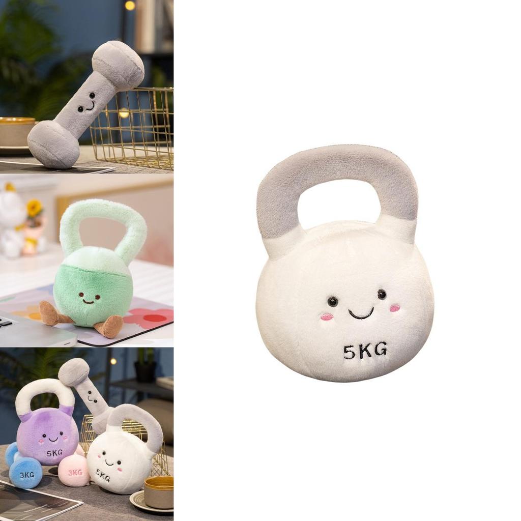 Cute Plush Dumbbell And Kettlebell Characters Perfect For Gym Lovers And Collectors