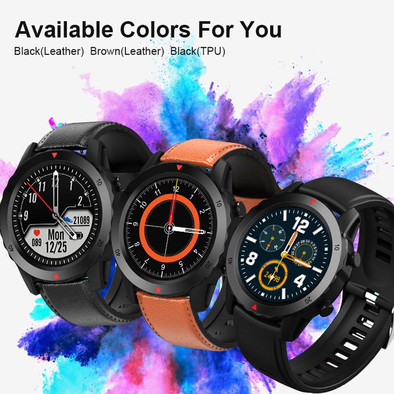 Full Circle Full Touch Color Screen 24 Hours Continuous Heart Rate Monitoring Smart Bracelet